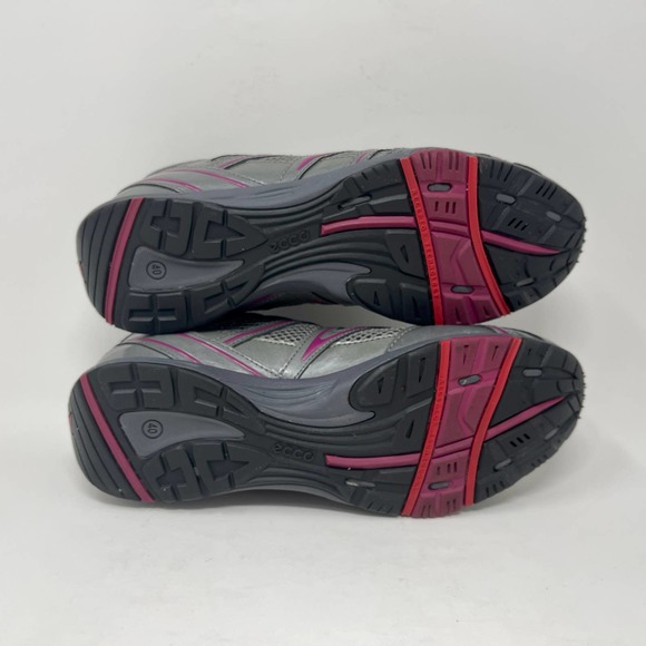 Ecco Training Sneakers Womens Sz 9 Gray Purple 1030:S1378 - Picture 11 of 12